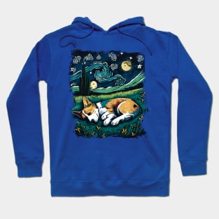 Love Sleeping for Dog Lovers - Starry Night Dog Hoodie